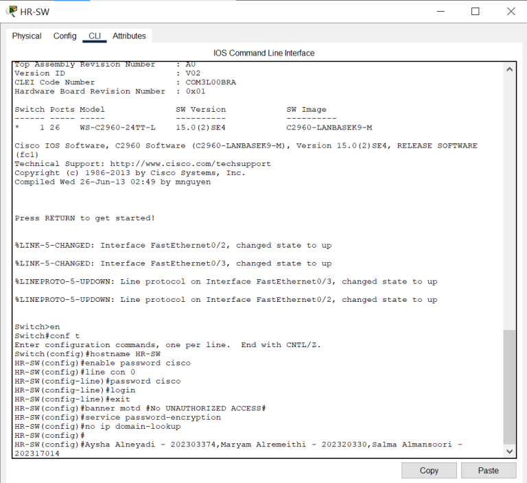 Enterprise network design with vlan and ip phones